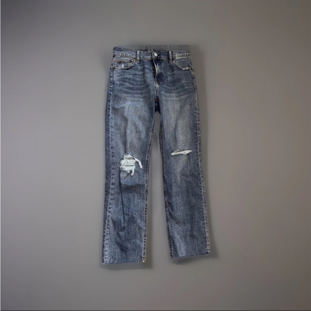 Gap Jeans Women's Size 0 25 Classic Straight Leg Light Blue Denim
